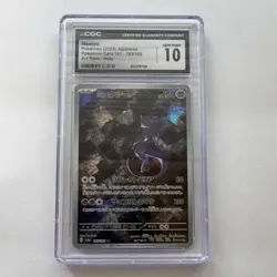 CGC 10 Mewtwo Promo 183/165 Sv2a Pokemon Card 151 Art Rare Holo - Image 3