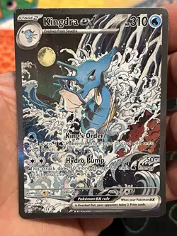 Kingdra ex 131 Sv: Scarlet & Violet Promo Cards Holo Shrouded Fable ENG NM! - Image 1