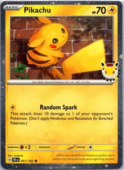 Pikachu (Pokemon Day 2026) 051/162 Holo Miscellaneous Cards & Products NM - Image 1