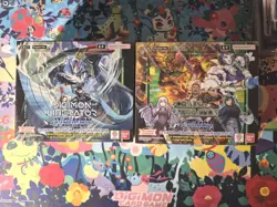 Digimon Card Game Liberator EX07 & Chain Of Liberation EX08 English New SEALED - Image 1