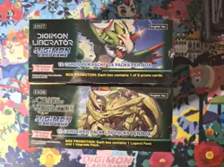 Digimon Card Game Liberator EX07 & Chain Of Liberation EX08 English New SEALED - Image 2