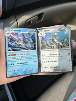 Pokemon TCG Steelix Clawitzer Cosmos Holo Blister Promo Perfect Order 2 Card Lot - Image 1