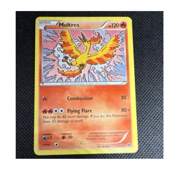 Moltres Pokemon Card 9/124 Fates Collide Rare Regular 120 HP Basic Combustion F… - Image 1