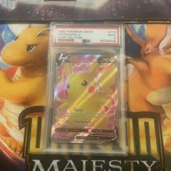 Pikachu V Full Art Vivid Voltage 2020 Pokemon Card PSA MINT 9 - Image 1