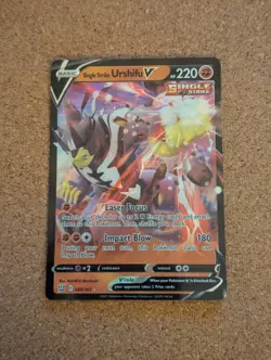Single Strike Urshifu V 85/163 Pokemon card - Image 1
