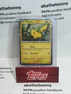 Pikachu - (Holiday Calendar) 025/165 Miscellaneous Cards & Products Holo - Image 1
