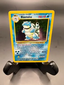Blastoise 002/102 Base Set Holo Rare Vintage Pokemon Trading Card Unlimited - Image 2