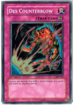 Des Counterblow - AST-107 - Super Rare - 1st Edition LP Yugioh Ancient Santuary - Image 1