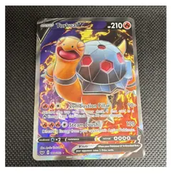 Torkoal V Pokemon Card 188/202 Sword & Shield Ultra Rare Full Art Holo 210 HP - Image 1