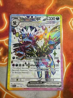 Pokemon surging Sparks Hydreigon EX Full Art 223/191 - Image 1