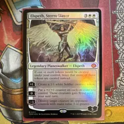 Elspeth, Storm Slayer Mythic Legendary Planeswalker Foil MTG TDM 2025 Alt Art - Image 1