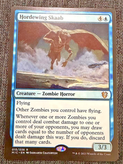 Hordewing Skaab MIC NM MTG Innistrad Midnight Hunt Zombie Flying - Image 1