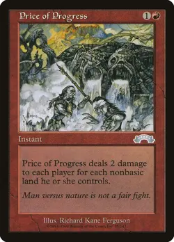 Price of Progress MTG Exodus NM-MT Vintage - Image 1