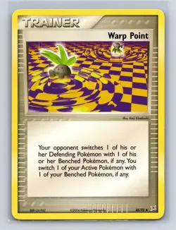 WARP POINT 85/95 UC TEAM MAGMA VS TEAM AQUA POKEMON LP - Image 1