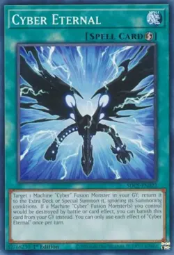 Cyber Eternal - SDCS-EN022 - Common - 1st Edition NM Yugioh Structure Deck: Cybe - Image 1