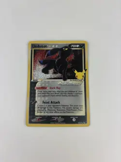 Pokemon TCG Umbreon Gold Star 17/17 Celebrations 25th Anniversary Rare-NM/M - Image 3