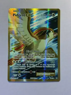 Pidgeot EX Evolutions Full Art Ultra Rare Holo Pokemon TCG Card 104/108 - Image 1