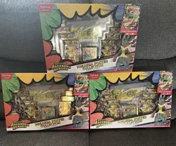 Pokemon TCG, Ascended Heros Lot Of (3) Premium Poster Collection Mega Lucario - Image 1