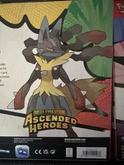 Pokemon TCG, Ascended Heros Lot Of (3) Premium Poster Collection Mega Lucario - Image 3