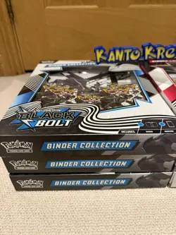 Brand New Sealed Pokemon TCG 3 White Flare + 3 Black Bolt Binder Collection box - Image 2