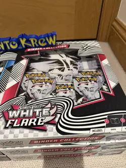 Brand New Sealed Pokemon TCG 3 White Flare + 3 Black Bolt Binder Collection box - Image 3