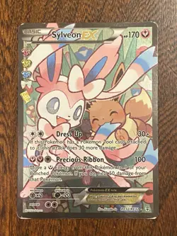 Pokemon Sylveon EX Full Art Ultra Rare Holo RC32-32 Radiant Collection - Image 3