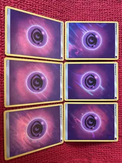 6x Card Lot - Psychic Energy - Wave Holo Promo (2017) SM Exclusive LP Pokemon - Image 1