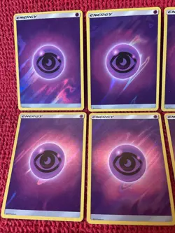 6x Card Lot - Psychic Energy - Wave Holo Promo (2017) SM Exclusive LP Pokemon - Image 2