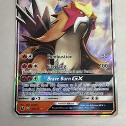 Pokemon TCG Entei GX 010A/073 Alternate Art Promo Holo Basic HP180 Combustion - Image 5