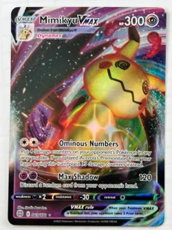 Mimikyu VMAX 069/172 SWSH09: Brilliant Stars NM Pokemon Fast Shipping - Image 1