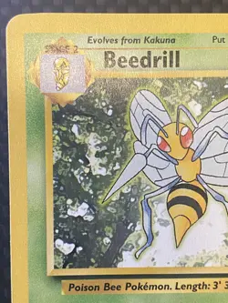 Pokemon TCG Beedrill Non-Holo Rare 17/102 Base Set Unlimited MP - Image 2