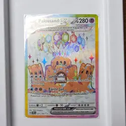 The Pokemon Company Palossand ex 221/191 Surging Sparks Ultra Rare Holo 280 HP … - Image 1