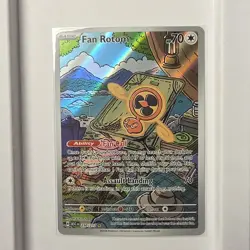 The Pokemon Company Fan Rotom 250/217 ASCn Holo 70 HP Pokemon TCG Electric Basic - Image 1