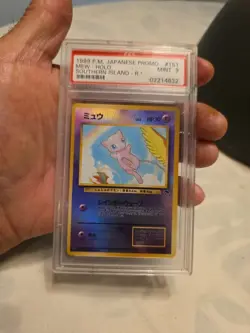 1999 Pokemon Southern Islands Mew #151 Japanese Promo Reverse Holo Rare PSA 9 - Image 5