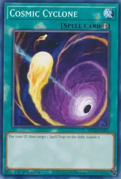 Cosmic Cyclone - SDCB-EN031 - Common - 1st Edition NM Yugioh Structure Deck: Leg - Image 1