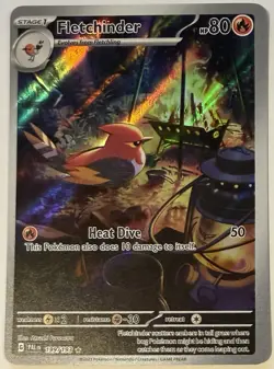 Fletchinder Pokemon (2023) Paldea Evolved 199/193 Near Mint - Image 1