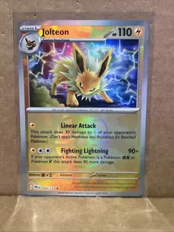 Jolteon (Master Ball Pattern) 029/131 Sv: Prismatic Evolutions Holo - Image 1
