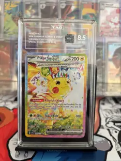 Pokemon Pikachu ex Special Illustration Rare Holo 238/191 Surging Sparks TAG 8.5 - Image 1