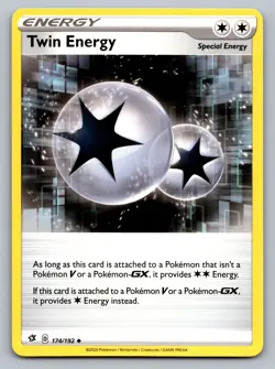 Pokemon TCG SWSH02: Rebel Clash Twin Energy 174/192 - Image 1