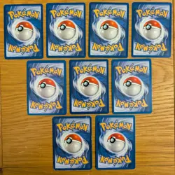 Horsea 49/62 x7 & Seadra 42/62 - Fossil - Pokemon TCG Set - 1999 - 1st Edition - Image 2