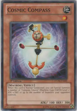 Cosmic Compass - STOR-EN001 - Common - Unlimited Edition NM Yugioh Storm of Ragn - Image 1