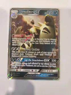 Tyranitar Gx 121/214 Lost Thunder Pokemon TCG NM - Image 1