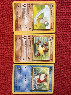 Lot 2: Primeape Goldeen Marowak - 1st Edition /64 Jungle - Pokemon Vintage WOTC - Image 1