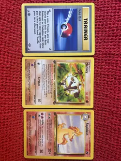 Lot 3: Poke Ball Mankey Rapidash VLP! - 1st Edition /64 Jungle Pokemon Vintage - Image 1