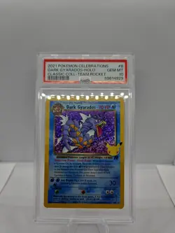 2021 Pokemon Celebrations Dark Gyarados Holo PSA Gem Mint 10 - Image 1