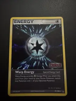 POKEMON TCG WARP ENERGY 91/108 EX POWER KEEPER REVERSE FOIL STAMPED!! - Image 1