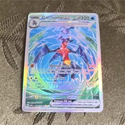 Pokemon Garchomp ex Full Art Holo Rare SV04 Paradox Rift 245/182 320 HP - Image 1
