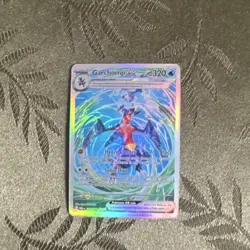 Pokemon Garchomp ex Full Art Holo Rare SV04 Paradox Rift 245/182 320 HP - Image 3