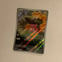Pokemon Pawmi 226/091 SV: Paldean Fates Illustration Rare Holo HP60 English - Image 2