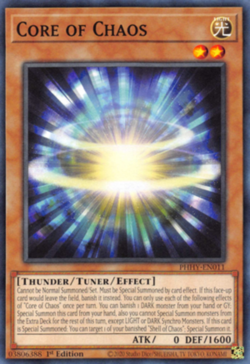 Core of Chaos - PHHY-EN011 - Common - 1st Edition NM Yugioh Photon Hypernova - Image 1